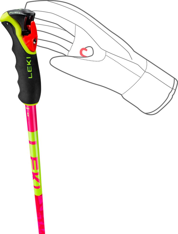 LEKI LEKI Spitfire 3D 23/24 Stock - neonmagenta-neonyellow-berry - 2 | SportScheck