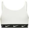 Nike Dri-FIT One BH M&auml;dchen - white-black
