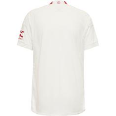 Rückansicht von adidas Manchester United 23-24 3rd Fußballtrikot Herren cloud white