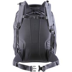 Rückansicht von Osprey Porter 46 Reiserucksack black