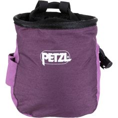 Rückansicht von Petzl SAKA CHALK BAG Chalkbag violet