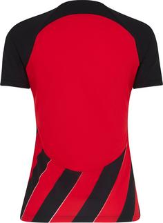 Rückansicht von Nike Eintracht Frankfurt 23-24 Heim Fußballtrikot Damen black-university red-white