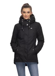 Rückansicht von Ragwear Monadde Kapuzenjacke Damen black