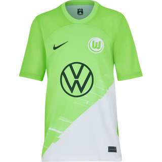 Nike VFL Wolfsburg 23-24 Heim Fußballtrikot Kinder sub lime-anthracite