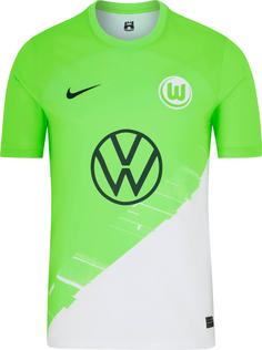 Nike VFL Wolfsburg 23-24 Heim Fußballtrikot Herren sub lime-anthracite