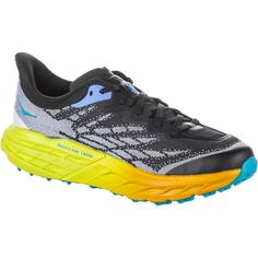 Rückansicht von HOKA Speedgoat 5 Trailrunning Schuhe Herren black-eveningprimrose