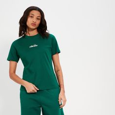 Rückansicht von Ellesse Svetta T-Shirt Damen dark green