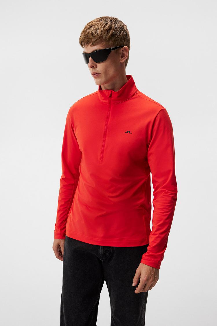 J.Lindeberg J.Lindeberg Luke Fleeceshirt Herren - fiery red - 0 | SportScheck