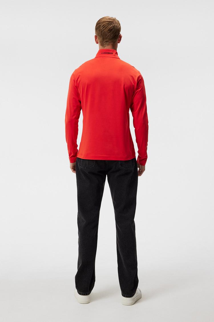 J.Lindeberg J.Lindeberg Luke Fleeceshirt Herren - fiery red - 1 | SportScheck