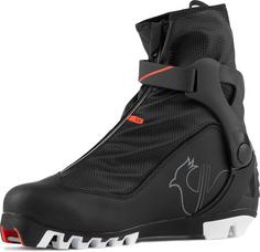 Rückansicht von Rossignol X-6 SKATE Langlaufschuhe black-red