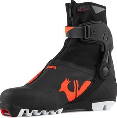 Rückansicht von Rossignol X-10 SKATE Langlaufschuhe black-red