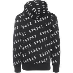Rückansicht von Nike JORDAN ESSENTIALS AOP Hoodie Kinder black