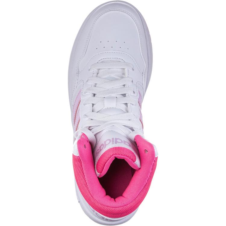 adidas adidas HOOPS MID 3.0 K Sneaker Kinder - ftwr white-orchid fusion-lucid pink - 0 | SportScheck
