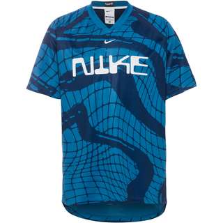Nike FC Funktionsshirt Herren industrial blue-midnight navy-emerald rise-white