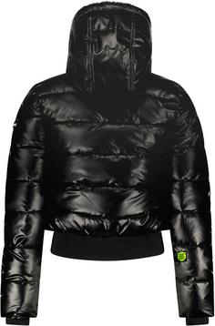 Rückansicht von SuperRebel FUNK Winterjacke Kinder black metal