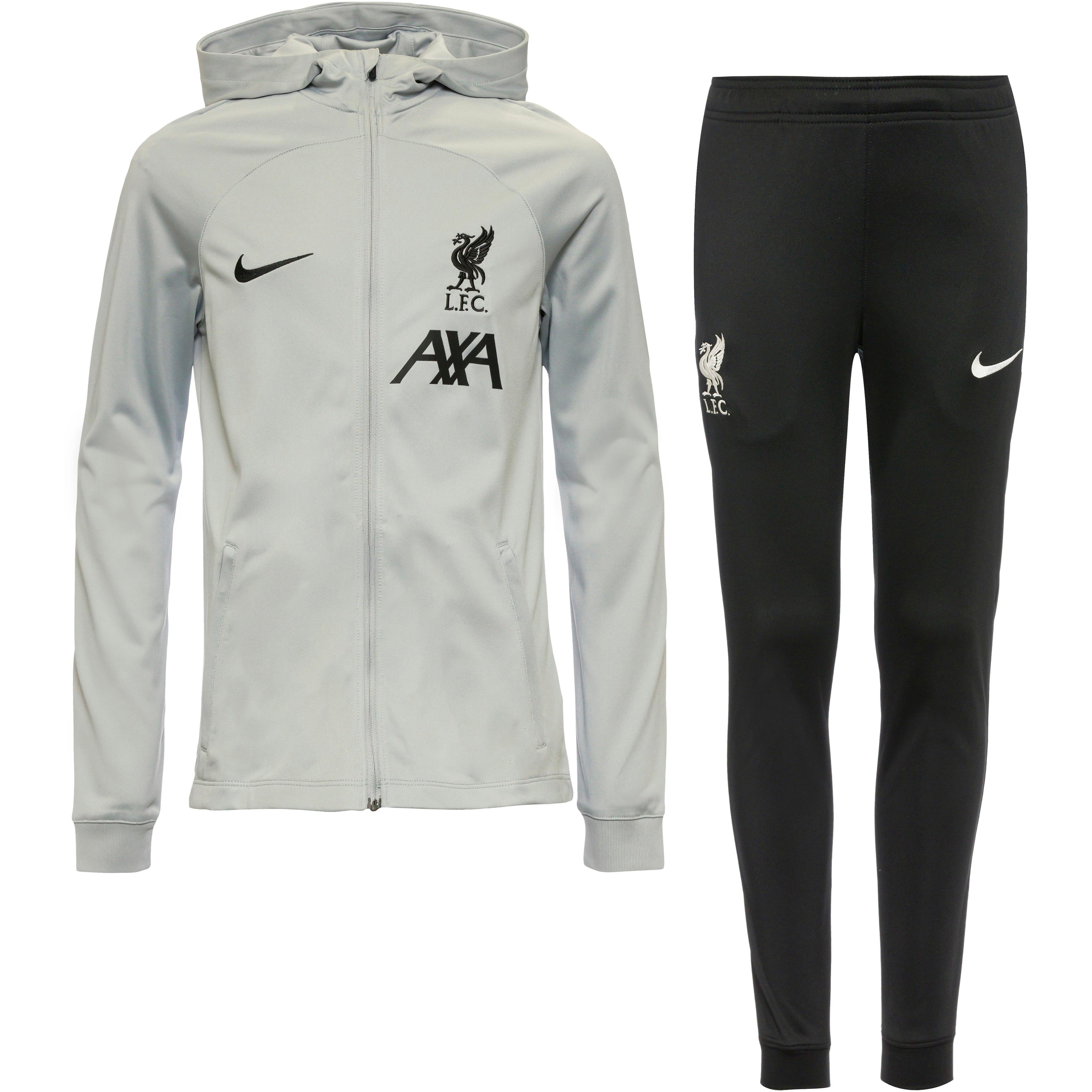 Nike FC Liverpool Trainingsanzug Kinder wolf grey-black-black-white