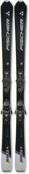 Fischer RC ONE 78 GT TPR + RSW 10 PR 23/24 Carving Ski - black-grey-yellow