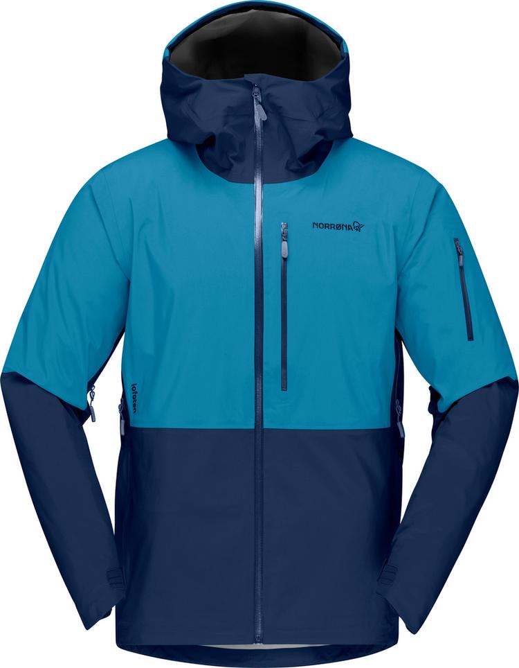 Norr&oslash;na Norr&oslash;na Lofoten Hardshelljacke Herren - hawaiian surf-indigo night - 0 | SportScheck