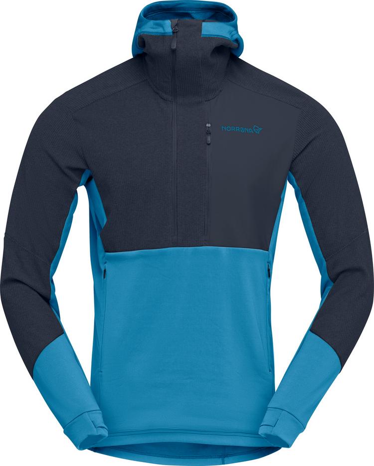 Norr&oslash;na Norr&oslash;na Thermal Pro Kapuzenshirt Herren - hawaiian surf-indigo night - 0 | SportScheck