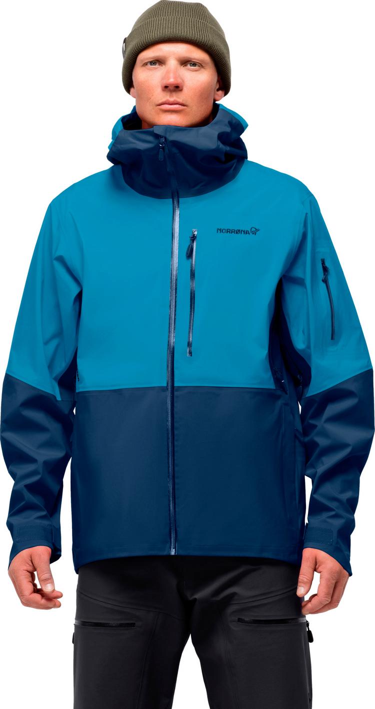 Norr&oslash;na Norr&oslash;na Lofoten Hardshelljacke Herren - hawaiian surf-indigo night - 0 | SportScheck
