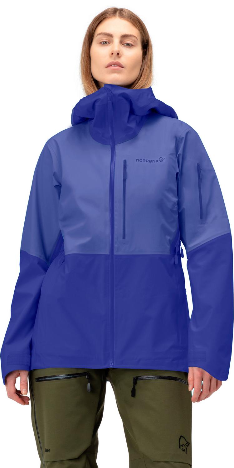 Norr&oslash;na Norr&oslash;na Lofoten Hardshelljacke Damen - violet storm-royal blue - 0 | SportScheck