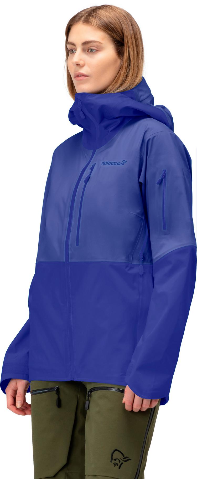 Norr&oslash;na Norr&oslash;na Lofoten Hardshelljacke Damen - violet storm-royal blue - 2 | SportScheck