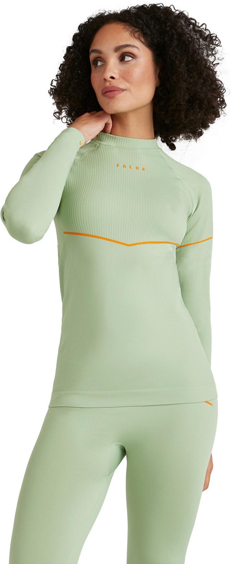 Falke Falke Maximum Warm Langarmshirt Damen - quiet green - 0 | SportScheck