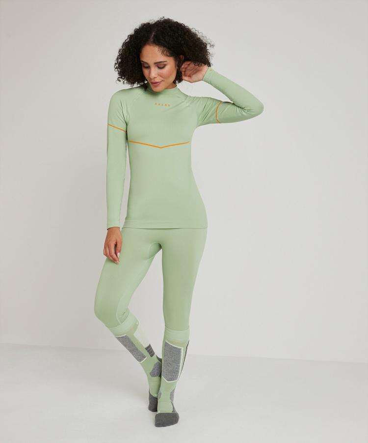 Falke Falke Maximum Warm Langarmshirt Damen - quiet green - 4 | SportScheck
