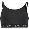 Nike Dri-FIT One BH M&auml;dchen - black-white
