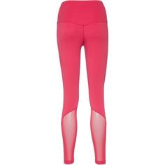 Rückansicht von Nike One 7/8-Tights Damen lt fusion red-white