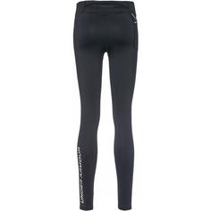 Rückansicht von Under Armour Qualifier Cold Lauftights Damen black