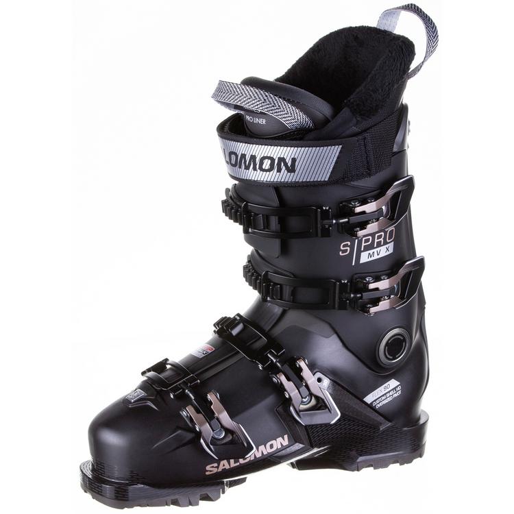 Salomon Salomon S/PRO MV X90 W GW Skischuhe Damen - black-beluga-pink gold metallic - 0 | SportScheck
