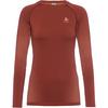 Odlo PERFORMANCE WARM ECO Funktionsshirt Damen - spiced apple