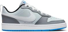 Nike Court Borough Low 2 Sneaker Kinder pure platinum-white-cool grey-photo blue