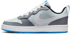 Rückansicht von Nike Court Borough Low 2 Sneaker Kinder pure platinum-white-cool grey-photo blue