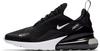 Nike Air Max 270 Sneaker Herren - black-anthracite-white-solar red