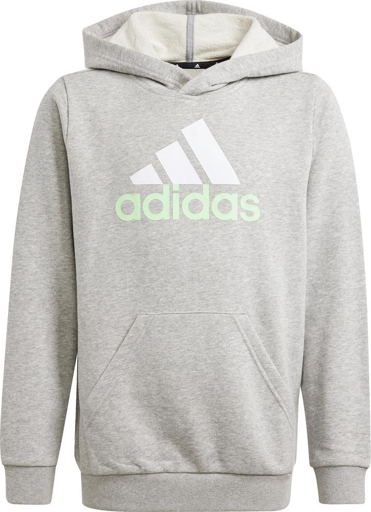 adidas adidas Hoodie Kinder - medium grey heather-white-semi green spark - 0 | SportScheck