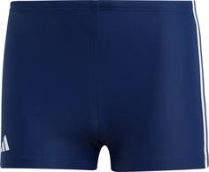 adidas 3STRIPES BOXER Kastenbadehose Herren team navy blue-white