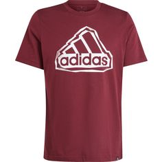 adidas Badge of Sports T-Shirt Herren shadow red