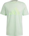 adidas Train Essentials feelready Logo Funktionsshirt Herren - semi green spark-green spark