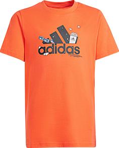 adidas T-Shirt Kinder bright red