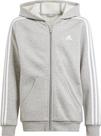 adidas 3 STRIPES Sweatjacke Jungen - medium grey heather-white