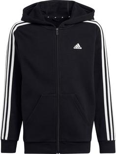 adidas 3 STRIPES Sweatjacke Kinder black-white