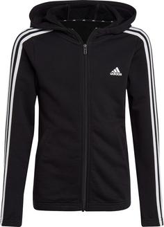 adidas 3 STRIPES Sweatjacke Kinder black-white