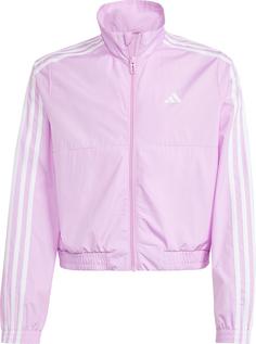 adidas TRAIN ESSENTIALS 3S Trainingsjacke Kinder bliss lilac-white