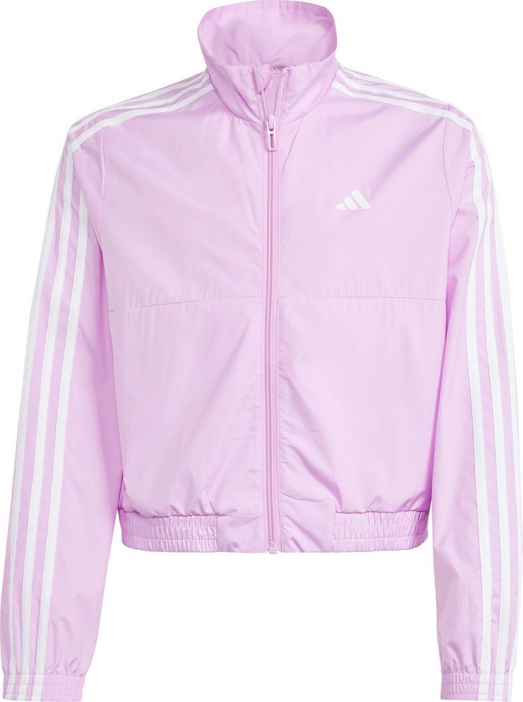 adidas adidas TRAIN ESSENTIALS 3S Trainingsjacke M&auml;dchen - bliss lilac-white - 0 | SportScheck