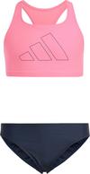 adidas BIG BARS Bikini Set M&auml;dchen - lucid pink-legend ink