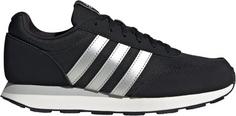 adidas Run 60s Sneaker Damen core black-silver metallic-core white