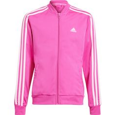 Rückansicht von adidas Trainingsanzug Kinder semi lucid fuchsia-clear pink-grey six-clear pink