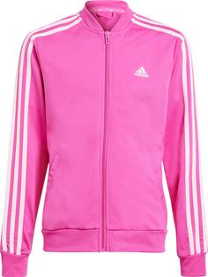 Rückansicht von adidas Trainingsanzug Kinder semi lucid fuchsia-clear pink-grey six-clear pink